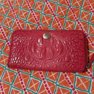 Red Vintage Brahmin Wallet